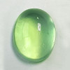 10x8 mm 1 pcs Oval Cabochon AAA Vivid Blue Green Prehnite Natural {Flawless-VVS}--AAA Grade