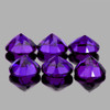 6.00 mm 6 pcs Round AAA Fire Intense Royal Purple Amethyst Natural {Flawless-VVS}--AAA Grade