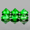 3.20 mm 6 pcs Round AAA Fire Natural Chrome Green Tsavorite Garnet {Flawless-VVS}--AAA Grade