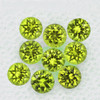 2.70 mm 9 pcs Round Extremely Brilliancy Intense AAA Green Yellow Mali Garnet Natural {Flawless-VVS}--AAA Grade