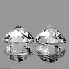 13.00 mm 2pcs Trillion AAA Fire Natural White Topaz {Flawless-VVS1}--AAA Grade