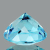 9.00 mm 1 pcs Round AAA Fire Intense Sky Blue Topaz Natural {Flawless-VVS1}--AAA Grade