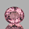 7x6 mm {1.14 cts} Oval Brilliant Cut AAA Fire Peach Pink Tourmaline Natural {Flawless-VVS}