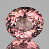 7x6 mm {1.15 cts} Oval Brilliant Cut AAA Fire Peach Pink Tourmaline Natural {Flawless-VVS}