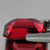 9x7 mm { 2.12 cts } Octagon AAA Fire Intense Cherry Red Rhodolite Garnet Natural {Flawless-VVS}