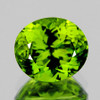 8x7 mm {2.25 cts} Oval Brilliant Cut AAA Fire AAA Green Peridot Natural {VVS}--AAA Grade