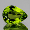 11.5x8.5 mm { 3.21 cts} Pear AAA Fire Natural Lime Green Peridot {Flawless-VVS}