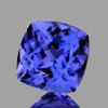 5.50 mm Cushion Brilliant Cut Extreme Brilliancy Intense Purple Blue Tanzanite Natural {Flawless-VVS1}--AAA Grade