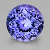 6.50 mm {1.04 cts} Round ฺBrilliant Cut Best AAA Fire Top Purple Blue Tanzanite Natural {Flawless-VVS1}--AAA Grade