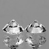 3.20 mm 2 pcs Round Brilliant Cut AAA Fire White Sapphire Natural {Flawless-VVS1}