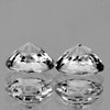 3.70 mm 2 pcs Round Best AAA Fire Natural White Sapphire {Flawless-VVS1}--AAA Grade