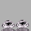 5.5x4.5 mm 2 pcs {1.27 cts} Oval AAA Fire Natural Violet White Sapphire {Flawless-VVS}