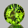 4.00 mm { 0.40 cts} Round AAA Rainbow Sparkles Natural Green Demantoid Garnet {Flawless-VVS}
