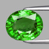 5.5x4.5 mm {0.50 cts} Oval AAA Fire Natural Chrome Green Tsavorite Garnet