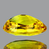 8x6 mm {1.44 cts} Oval AAA Fire Intense Canary Yellow Sapphire Natural {Flawless-VVS}--Free Certificate