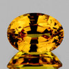 7x5 mm { 0.99 cts} Oval AAA Fire Intense AAA Yellow Sapphire Natural {Flawless-VVS}--Free Certificate