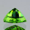 0.60 cts Trilliant 5.20 mm AAA Rainbow Sparkles Natural Premium Green Demantoid Garnet {VVS}