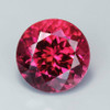 6.40 mm {1.41 cts} Round AAA Fire Intense Raspberry Pink Rhodolite Garnet Natural {Flawless-VVS}--AAA Grade