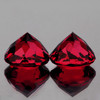 5.00 mm 2 pcs Round AAA Fire Natural Cherry Pink Red Rhodolite Garnet {Flawless-VVS1}