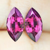 6x3 mm 2 pcs Marquise AAA Fire Intense Red Violet Sapphire Natural {Flawless-VVS}--AAA Grade