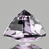 4.50 mm {0.52 cts} Trillion AAA Fire Natural Violet White Sapphire {Flawless-VVS}