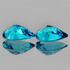 8x6 mm 2 pcs Pear Brilliant Cut AAA Fire Intense Paraiba Green Blue Apatite Natural {Flawless-VVS}--AAA Grade