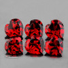 5.00 mm 6 pcs Heart AAA Fire Intense AAA Red Mozambique Garnet Natural{Flawless-VVS1)--AAA Grade
