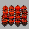 2.50 mm 40 pcs Round AAA Fire Intense Madeira Orange Red Citrine Natural (Flawless-VVS1}--AAA Grade