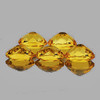 9x7 mm 5 pcs Oval AAA Fire AAA Golden Yellow Citrine Natural {Flawless-VVS1}