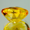 10x8 mm 1 pcs Oval AAA Fire AAA Golden Yellow Citrine Natural {Flawless-VVS1}