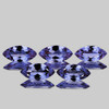 7x3.5 mm 5 pcs Marquise AAA Fire Purple Blue Tanzanite Natural {Flawless-VVS1}