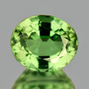 7.5x6.5 mm {1.18 cts} Oval AAA Fire Natural Apple Green Tourmaline {Flawless-VVS}