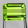 7x6 mm {1.00 cts} Octagon AAA Fire Natural Apple Green Tourmaline {Flawless-VVS}