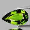 10x6 mm {1.06 cts} Pear AAA Fire Natural Apple Green Tourmaline Mozambique {Flawless-VVS}
