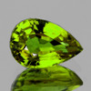 8x6mm {1.15 cts} Pear AAA Fire Natural Apple Green Tourmaline Mozambique {Flawless-VVS}