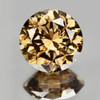3.20 mm {0.14 cts} Round Brilliant Cut AAA Fire Intense Golden Champagne Diamond Natural {VS}
