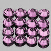 1.80 mm 30 pcs Round Machine Brilliant Cut Extreme Brilliancy Natural Intense Pink Sapphire Mozambique {Flawless-VVS}