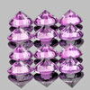 2.50 mm 12 pcs Round Machine Brilliant Cut Extreme Brilliancy Natural Pink Sapphire Mozambique {Flawless-VVS}