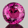 4.80 mm { 0.59 cts} Round AAA Fire Intense Red Pink Sapphire Natural {Flawless-VVS}--AAA Grade