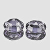 5.5x4.5 mm 2pcs {1.28 cts} Oval Best AAA Fire Top Violet Sapphire Natural {Flawless-VVS}