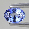 6x4 mm { 0.54 cts} Oval AAA Fire Natural Blue Benitoite {Flawless-VVS}--Collection Gemstone--FREE CERTIFICATE