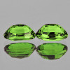 1.73 cts 2pcs Oval 6.5x4.5 mm AAA Fire Premium Green Demantoid Natural (Flawless-VVS1)--AAA Grade