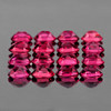 4x3 mm 16 pcs Oval AAA Fire Raspberry Pink Red Rhodolite Garnet Natural {Flawless-VVS}