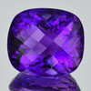 28x25 mm { 87.19 cts} Cushion Checker Intense Deep AAA Purple Amethyst Natural (Flawless-VVS1}--AAA Grade--FREE CERTIFICATE