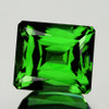 11x9 mm { 5.60 cts} Emerald Cut AAA Fire Intense Chrome Green Apatite Natural Natural {Flawless-VVS}--AAA Grade