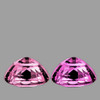 7x6 mm 2 pcs {2.51 cts} Oval AAA Fire AAA Pink Tourmaline Natural {Flawless-VVS}