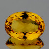 16x12 mm { 7.36 cts} Oval Checker AAA Fire Intense Golden Yellow Citrine Natural {Flawless-VVS}