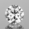 7.80 mm {2.48 cts} Round Brilliant Cut Best AAA Fire Natural Diamond White Zircon {VVS}--AAA Grade