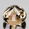 7.50 mm { 2.84 cts} Round AAA Fire Natural Top Champagne Zircon {Flawless-VVS1}--AAA Grade