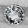 7.50 mm { 3.07 cts} Round AAA Fire Natural Diamond White Zircon {Flawless-VVS1}--AAA Grade